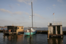 Julia Winter im Hafen