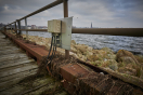 Wiking Hafen Schleswig nach einem Hochwasser