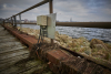 Wiking Hafen Schleswig nach einem Hochwasser