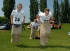 Tag der offenen Tür Stampeders Football Hannover / Sackhüpfen